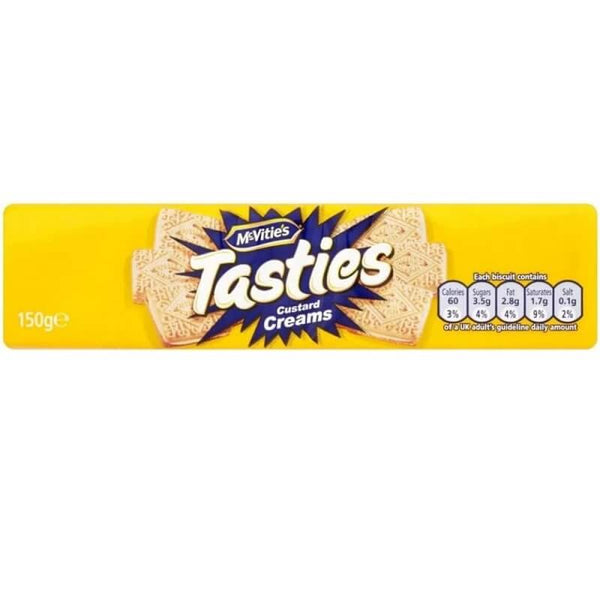 McVities Tasties Custard Cream Biscuits 150g