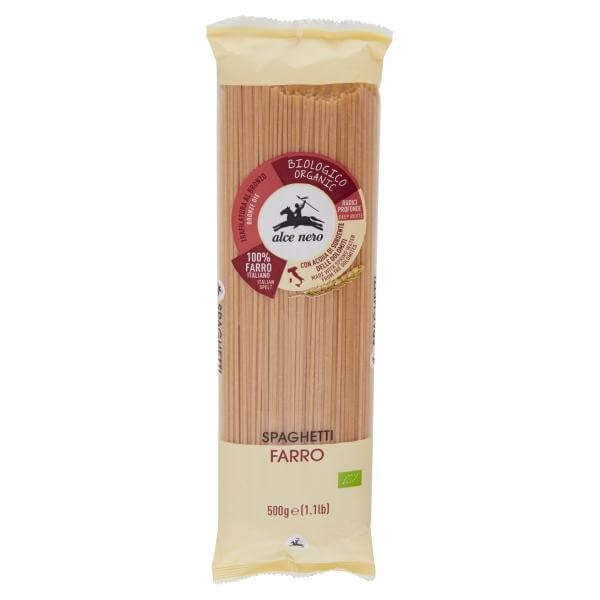 Alce Organic Spelt 'Farro' Spaghetti Pasta 500g