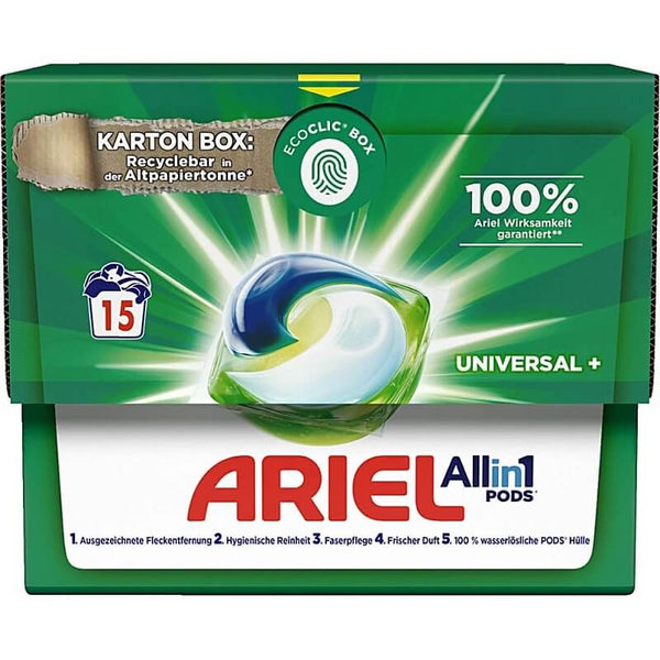 Ariel Regular All-In One Pods with Fabric Conditioner 409.5g –  International Food Shop