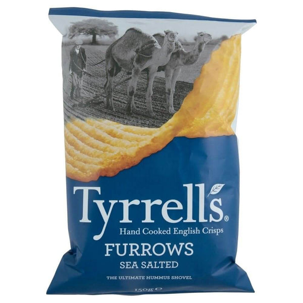 Tyrrells Furrows Sea Salt 150g