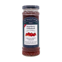 St Dalfour Strawberry and Rhubarb Fruit Spread 284g