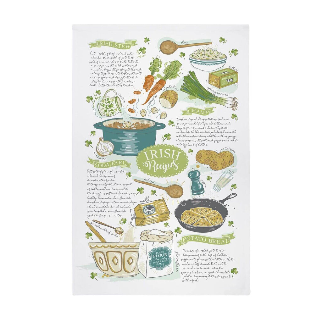 Ulster Weavers Irish Recipes Tea Towel