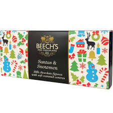 Beechs Milk Chocolate Caramel Santa and Snowmen 100g