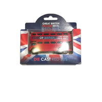 Die Cast Metal Famous Red London Bus 122g