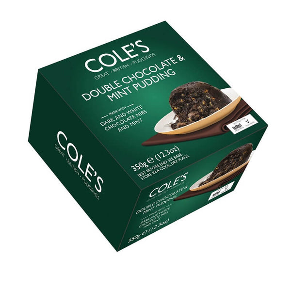 Coles Double Chocolate and Mint Pudding 350g