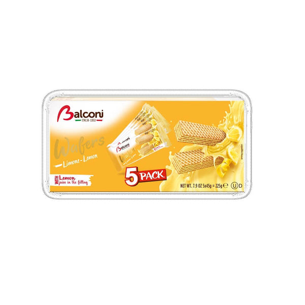 Balconi Lemon Wafers 5-Pack 225g