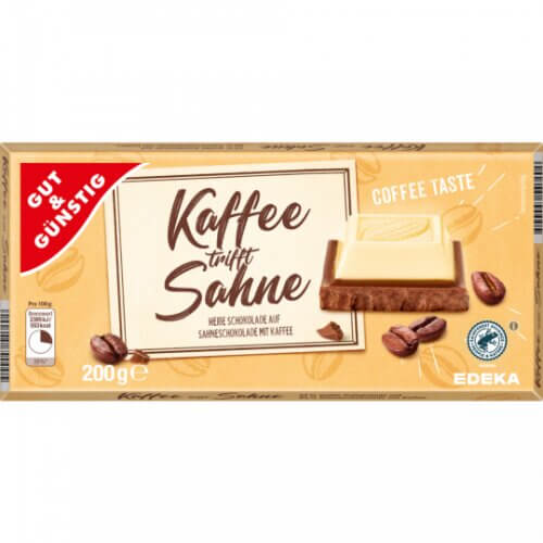 Gut and Gunstig Chocolate Coffee Cream Wafers 200g