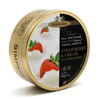 Simpkins Traditional Strawberry and Cream Tin 200g