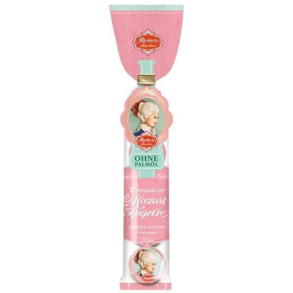 Reber Constanze White Chocolate Raspberry 5 Piece Bag 100g