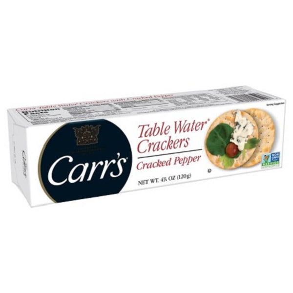 Carrs Table Water Cracker with Cracked Pepper 120g