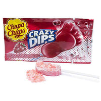 Chupa Chups Crazy Dip Strawberrypopping Candy Lollipop 14g
