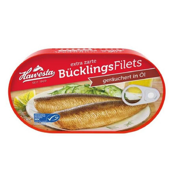 Hawesta Buecklingsfilets Smoked In Oil 190g