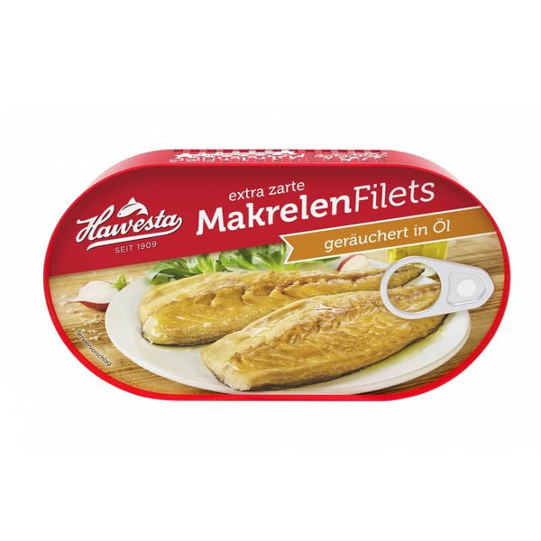 Hawesta Smoked Makrelenfilets Gerauchert In Oil 190g