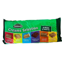Bolands Creams Selection Digestive,Lemon,Coconut,Chcocolate,Orange and Custard  450g
