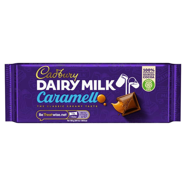 Cadbury Caramello  HEAT SENSITIVE ITEM. PLEASE ADD ITEM 122942 TO THE ORDER TO TRY TO PROTECT CHOCOLATES FROM HEAT DAMAGE. 47g