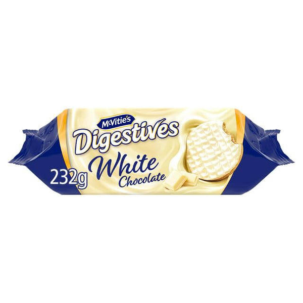 McVities Digestives White Chocolate 232g
