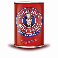 Uncle Joe Hard Sweets Mint Balls Tin 120g