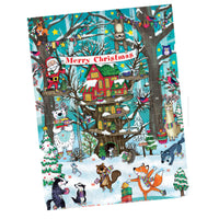 Advent Calendar Erikas Modern Advent Calendar Tree House in the Snow 50g
