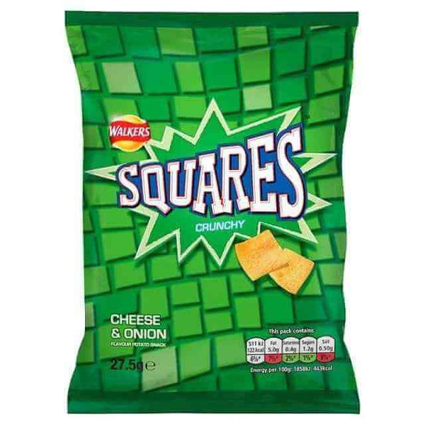 Walkers Squares Cheese and Onion 28g