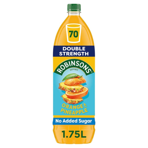 Robinsons Squash Orange and Pineapple No Added Sugar 1750ml