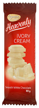 Beacon Chocolate Slabs Ivory Cream  HEAT SENSITIVE ITEM. PLEASE ADD ITEM 122942 TO THE ORDER TO TRY TO PROTECT CHOCOLATES FROM HEAT DAMAGE. 80g