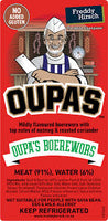 Freddy Hirsch Oupas Boerewors Seasoning Spice Blend with Notes of Nutmeg and Roasted Coriander. 1.10kg