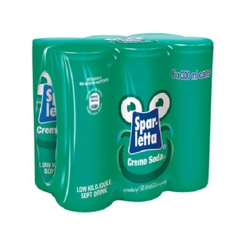 Sparletta Cream Soda 6pk Soft Drink 1800ml
