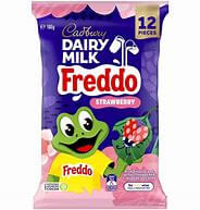 Cadbury Freddo Strawberry HEAT SENSITIVE ITEM. PLEASE ADD ITEM 122942 TO THE ORDER TO TRY TO PROTECT CHOCOLATES FROM HEAT DAMAGE 180g
