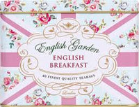 Ahmad English Garden Caddy English Breakfast Tea Bags 40g