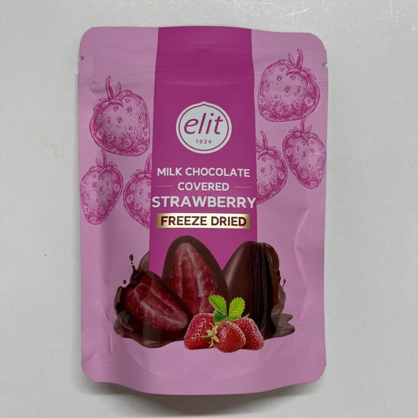 Elit Milk Chocolate Covered Strawberry Freeze Dried 80g