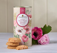 Grandma Wilds Sweet Cherry Bakewell Biscuits Tube 150g