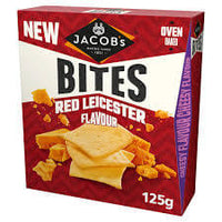 Jacobs Bites Red Leicester 125g