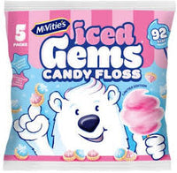 Mcvities Candyfloss Iced Gems 5pk 115g