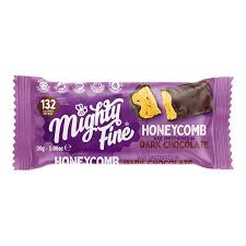 Mighty Fine Dark Chocolate Honeycomb Bar 30g