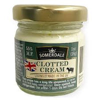 Somerdale Cream English Clotted Cream Single Serve Small Jar (Shelf Stable Ships Ground) 28g