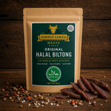 Simply Lekka Meats Luncbox Size Original Halal Biltong NEW 85g