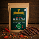 Simply Lekka Meats Lunchbox Size Hot Chili Halal Biltong NEW 85g