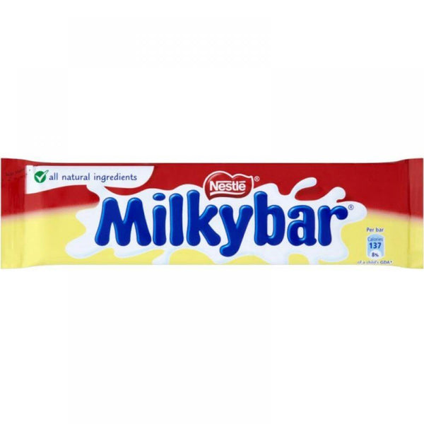 Nestle Milkybar Medium bar (HEAT SENSITIVE ITEM - PLEASE ADD A THERMAL BOX TO YOUR ORDER TO PROTECT YOUR ITEMS 25g