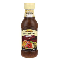 Wellingtons Chutney Hot Squeezy Bottle (Kosher) 450g