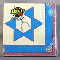 DINU Napkins Magen David Gold (Pack of 20) 111g