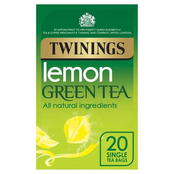 Twinings Lemon Green (Pack of 20 Tea Bags) 40g