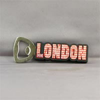 British Brands Magnet Bottle Opener London with Place Names 34g