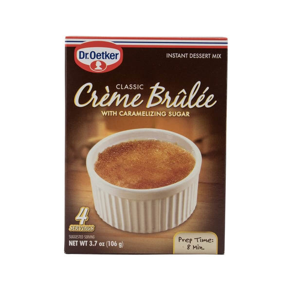 Dr Oetker Classic Creme Brulee with Caramelizing Sugar Instant Desert Mix, Serves 4 106g