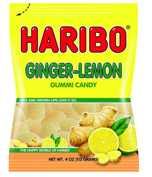 Haribo Ginger Lemon Gummi Candy 113g