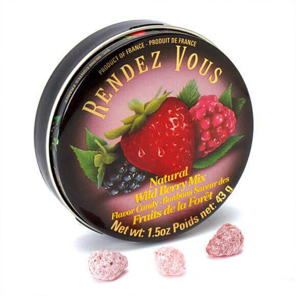 Rendezvous Natural Wild Berry Candy 43g – International Food Shop