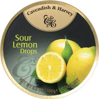 Cavendish Sour Lemon Fruit Drops 150g