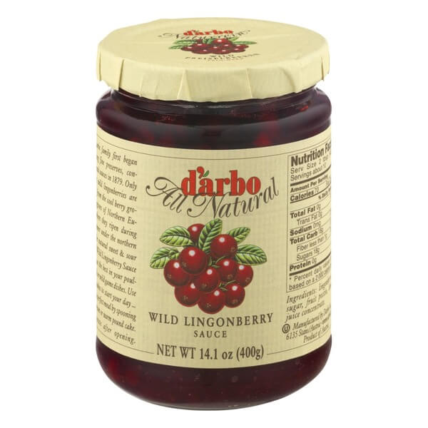 D Arbo Sauce Wild Lingonberry 400g