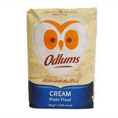 Odlums Plain Cream Flour 2kg