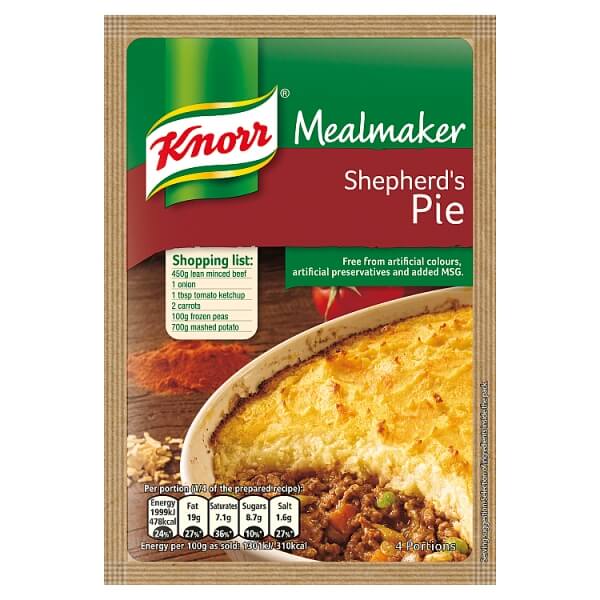 Knorr Mealmaker Shepherds Pie Sauce Mix 42g