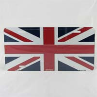 British Brands License Plate Union Jack 78g